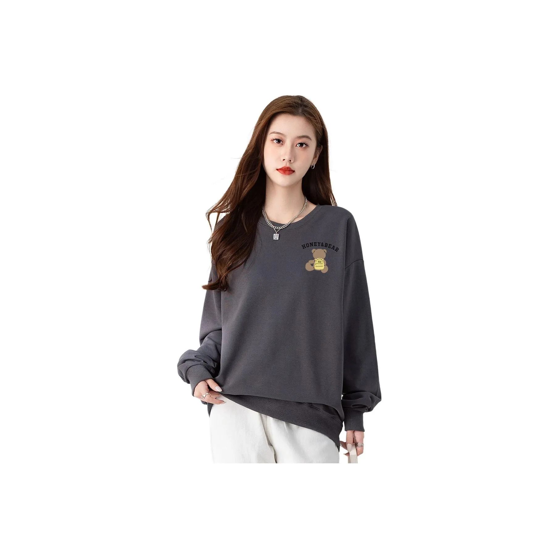 BALENO Свитшот Женский Железо Серый