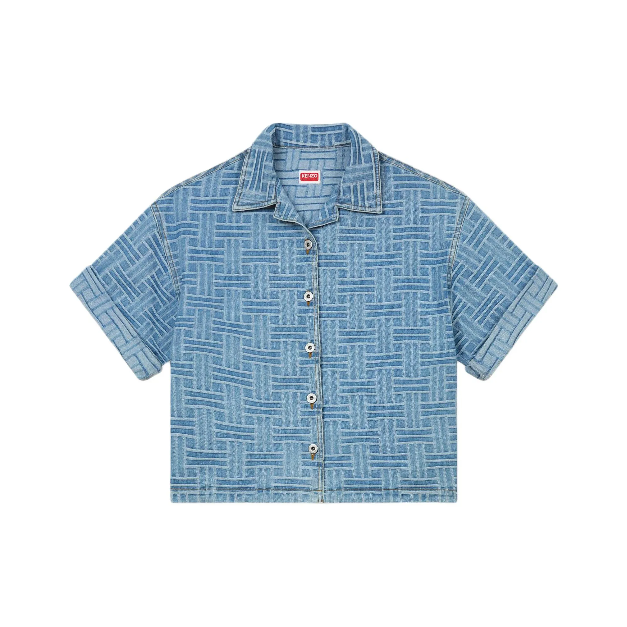 KENZO Weave Stone Bleach Oversized Shirt