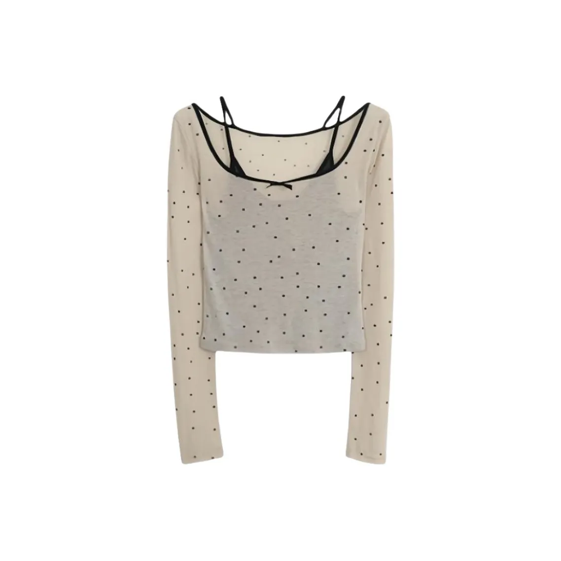 ABBY GODDESS Топ на бретелях Женский Серый