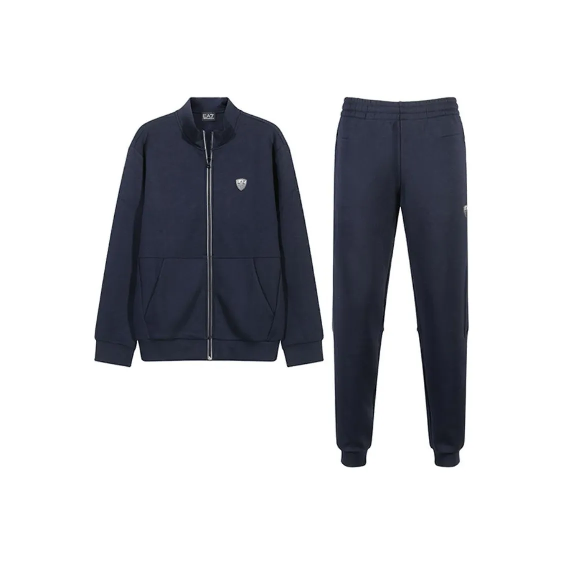 EMPORIO ARMANI EA7 FW24 Повседневная Спортивная Одежда Мужская Темно-Синий