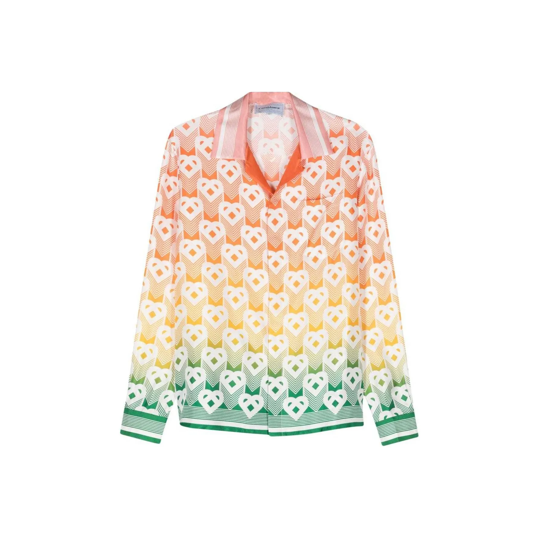 CASABLANCA Gradient Heart Monogram Shirt