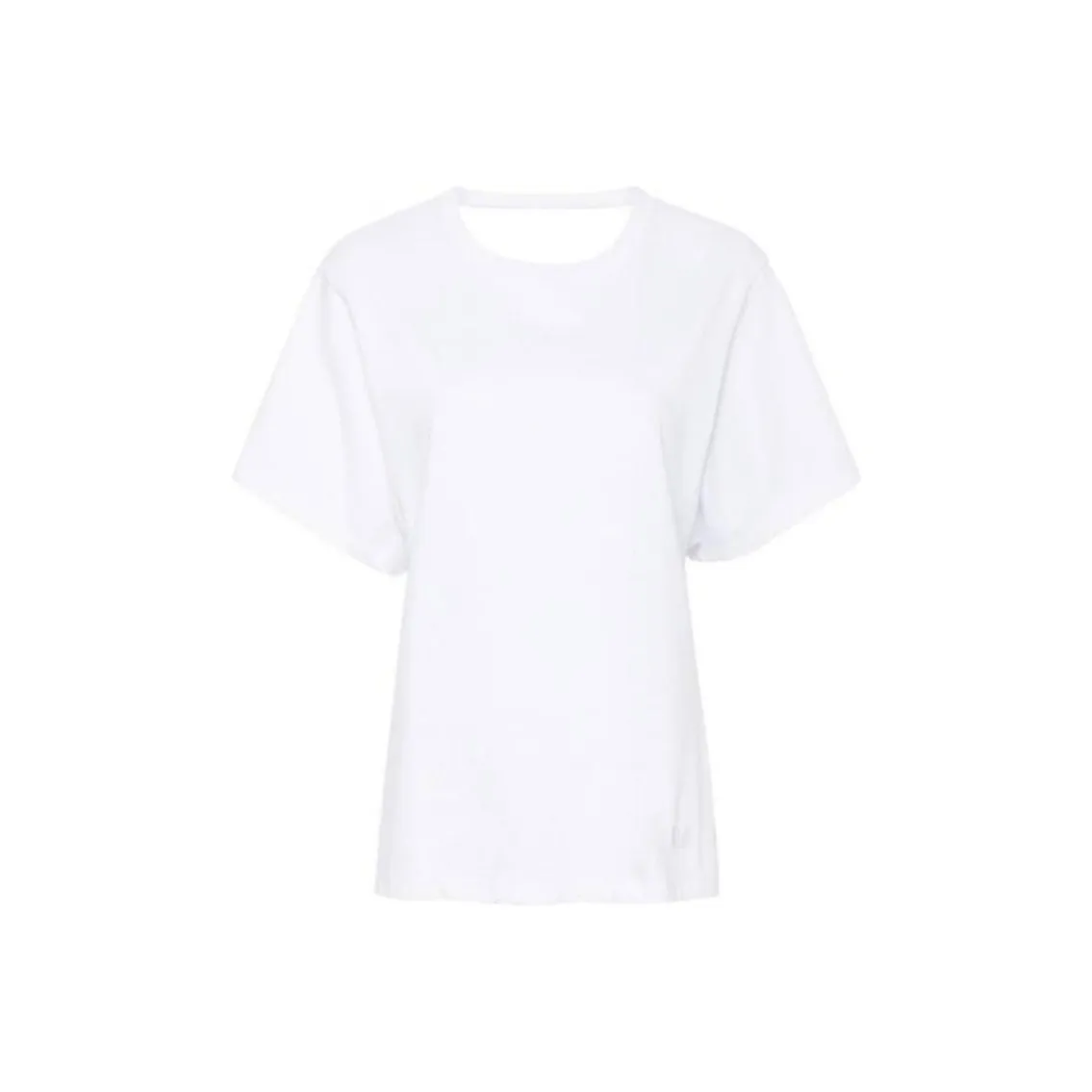 IRO NIGHT Edjy Open back Cotton T shirt