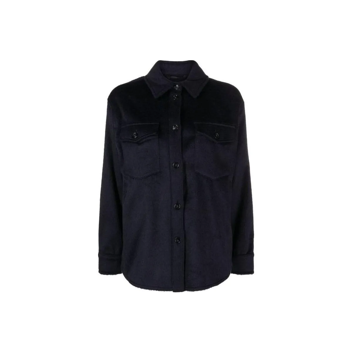WOOLRICH Brushed effect Button down Overshirt