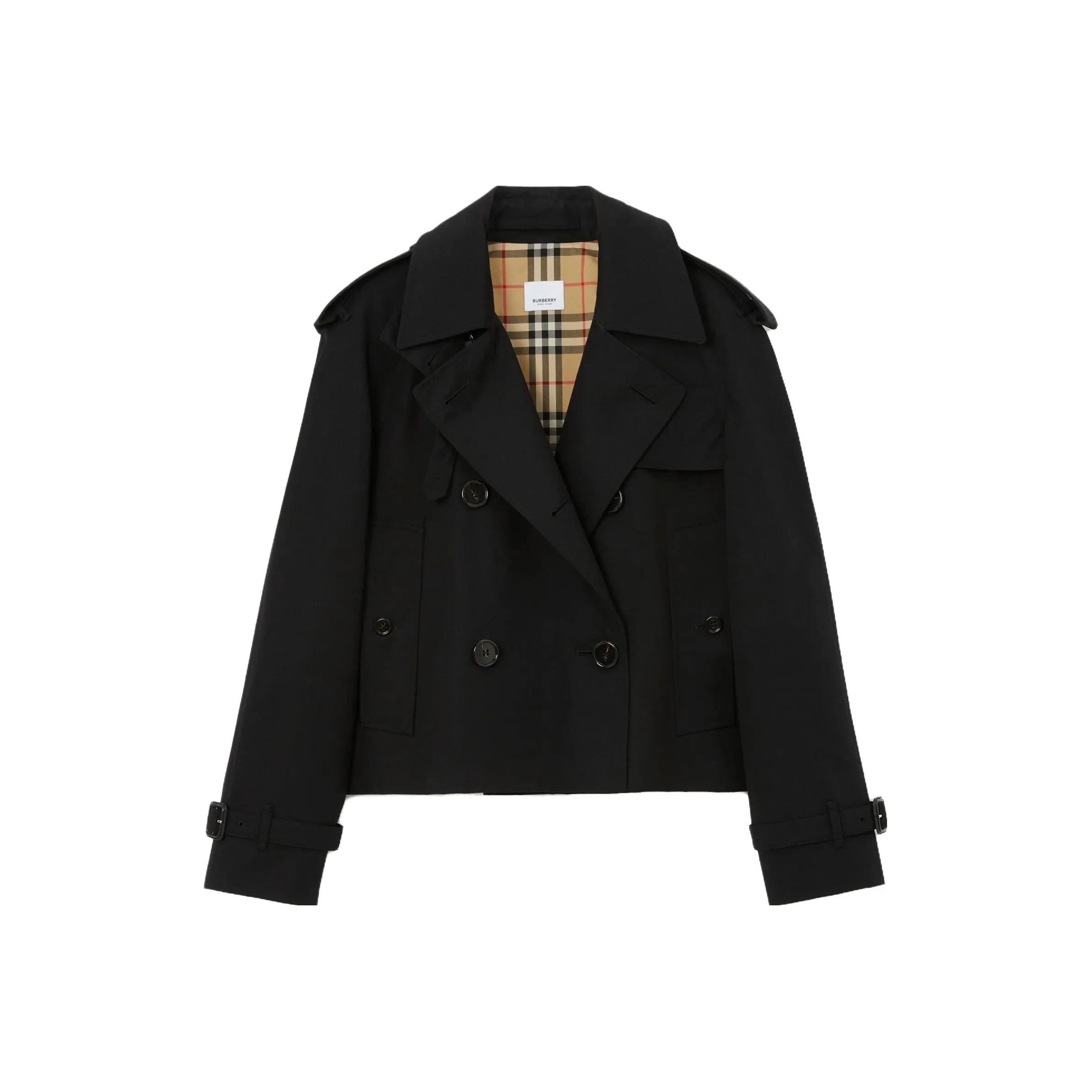 Burberry Double breasted Cropped Trench Coat