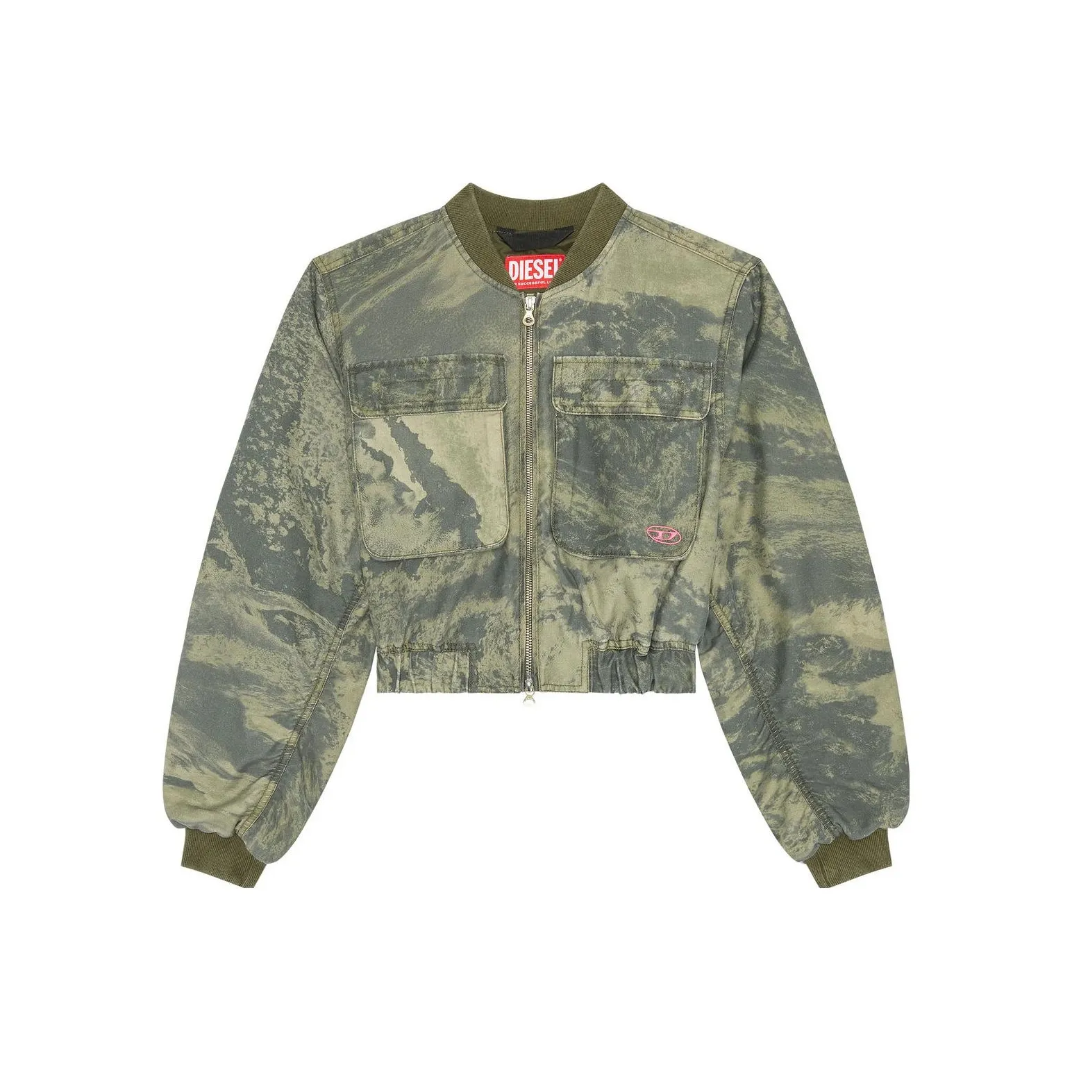 DIESEL G Khlo Camouflage Bomber Jacket 'Army Green'
