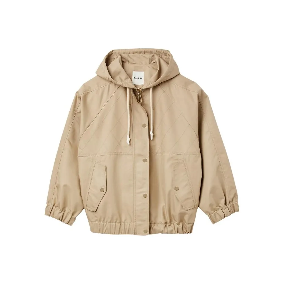 Sandro Куртка Женская Бежевая Желтая