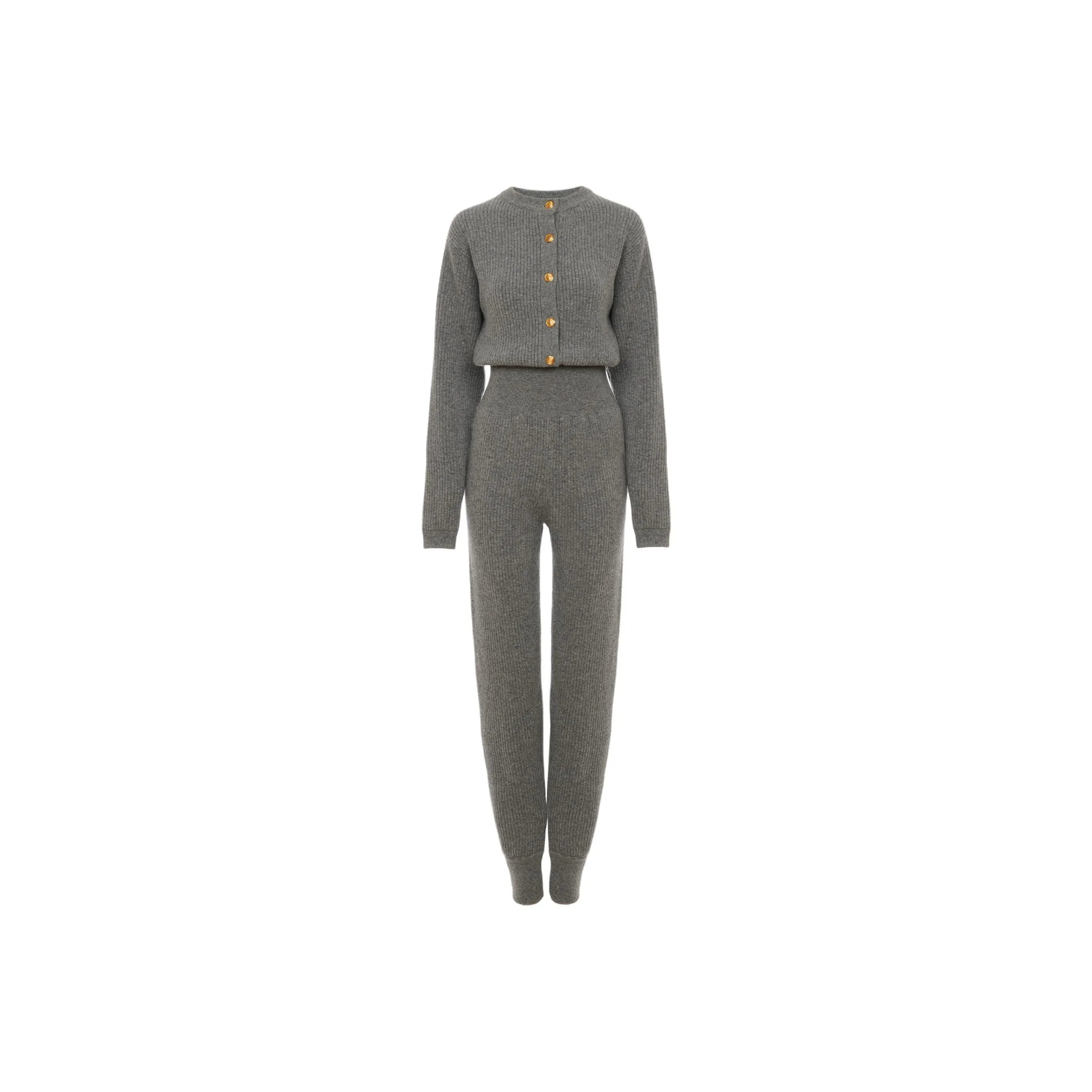 Chloé Long Sleeved Knit Jumpsuit