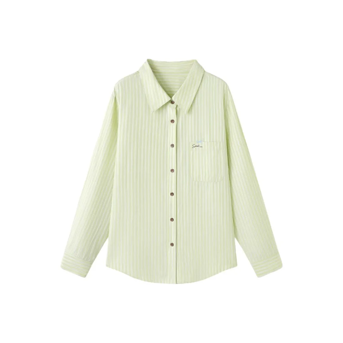 SHIRAN Рубашка Женская Lime Green