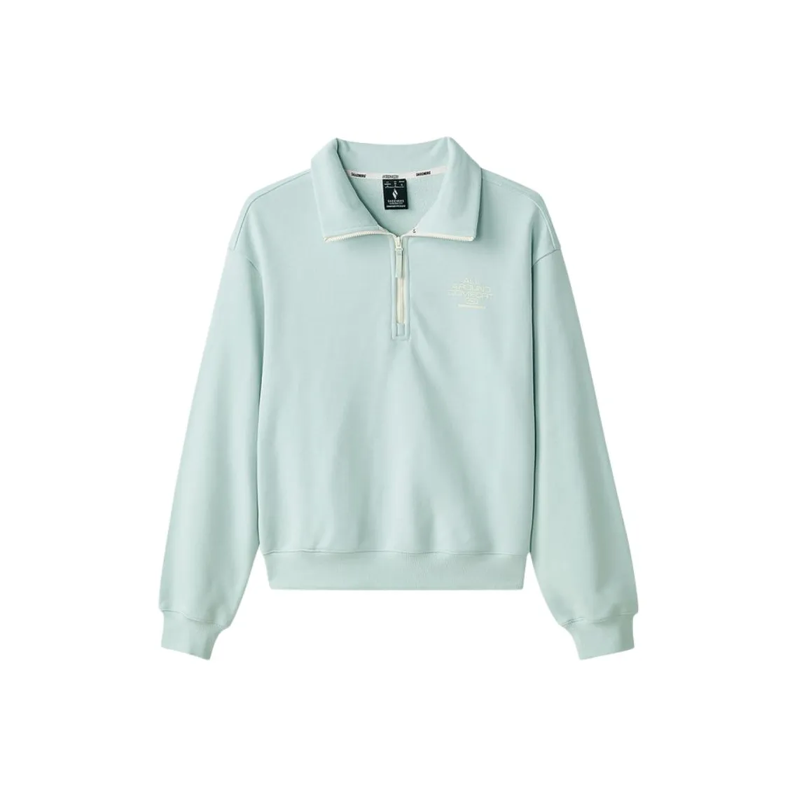 Skechers Mountain and Wild Outdoor Series Толстовка Женская Ледяной Зеленый