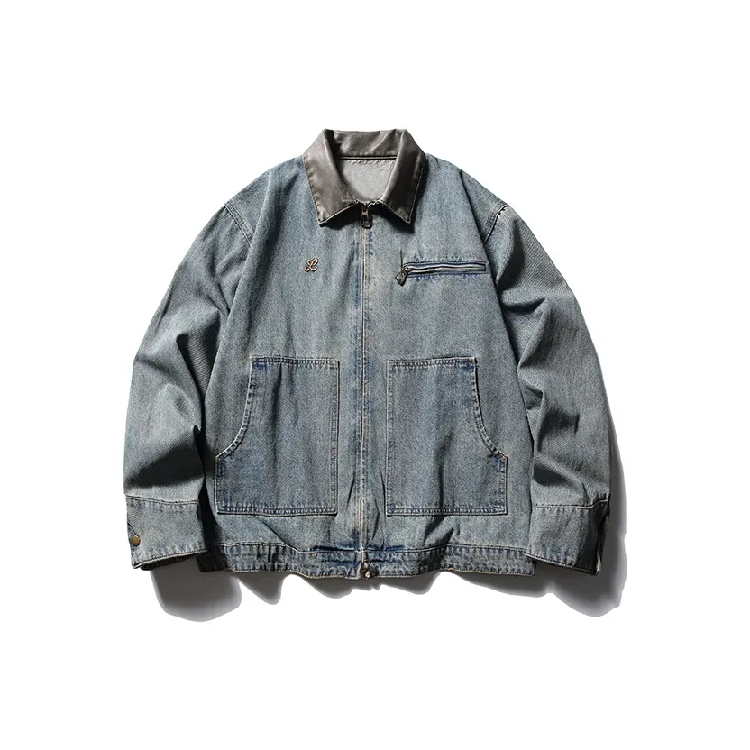 YPUT Промытый синий Унисекс Куртки