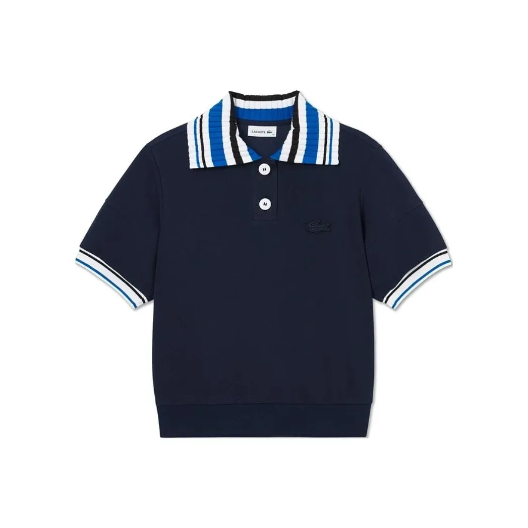 LACOSTE SS25 Polo Shirt Women's Navy Blue