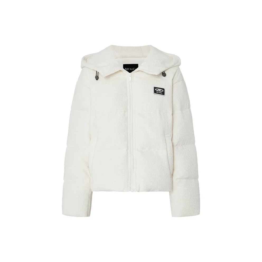 MO&CO Down Jackets Women's Light Floral Apricot