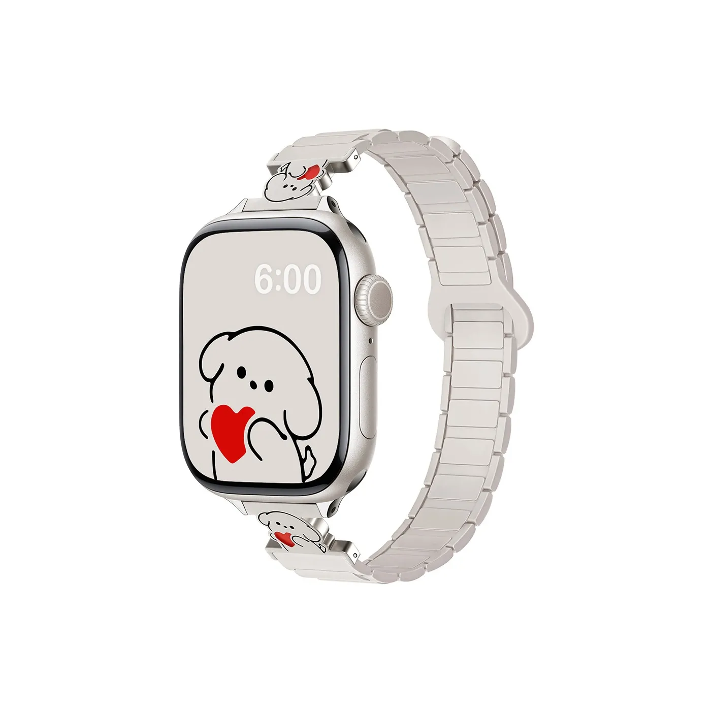 LOVINGCOOL Watch Band Apple Compatibility Silicone Material