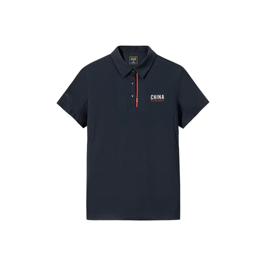 ANTA Variety Тренировки Коллекция Поло Женские Полночный синий