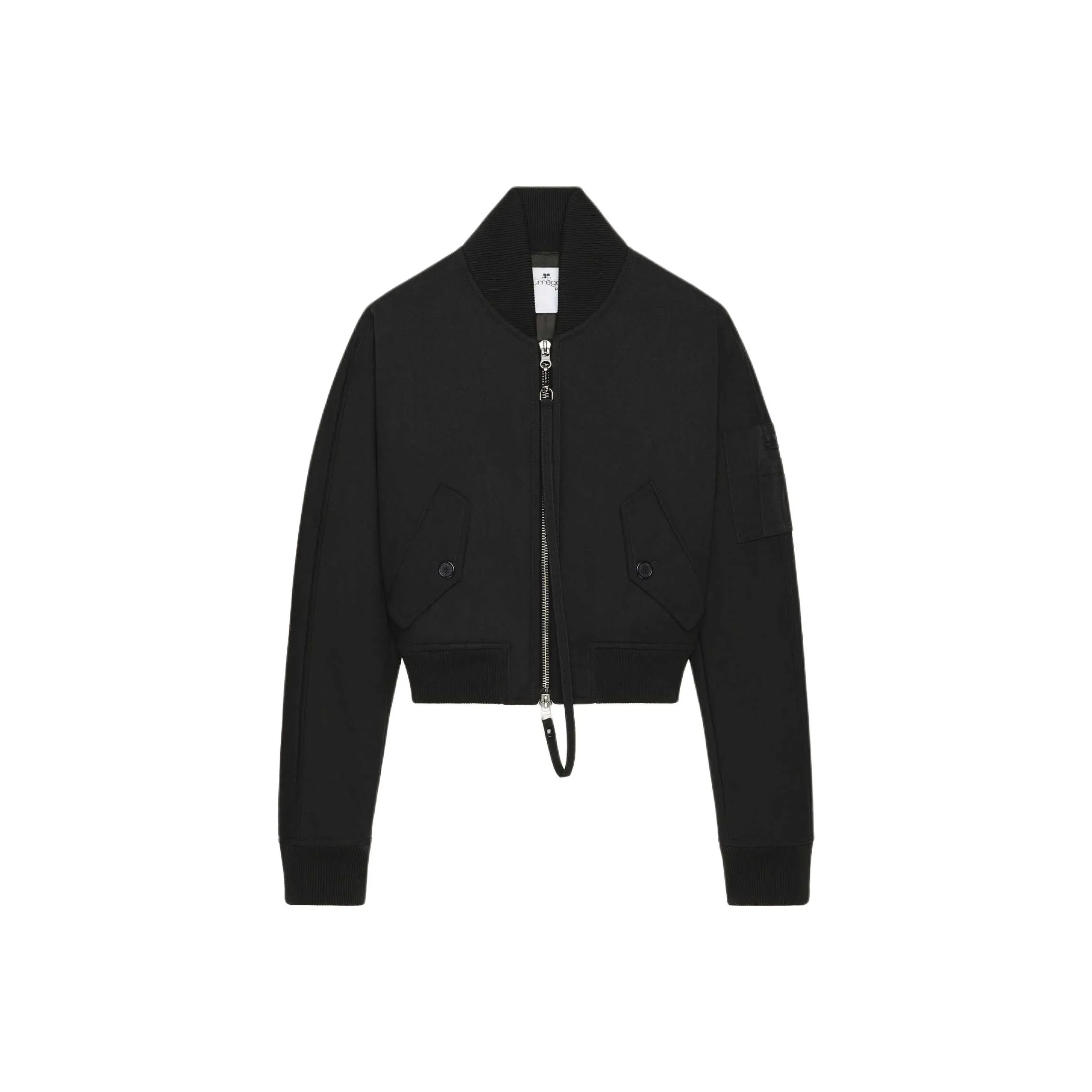 Courrèges Cropped Bomber Jacket