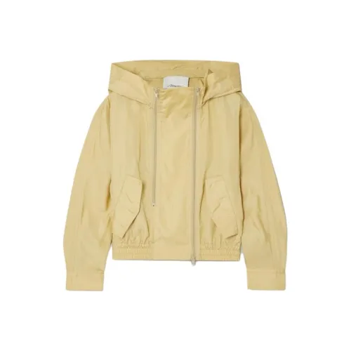 3,1 PHILLIP LIM Светло-желтые Женские Куртки