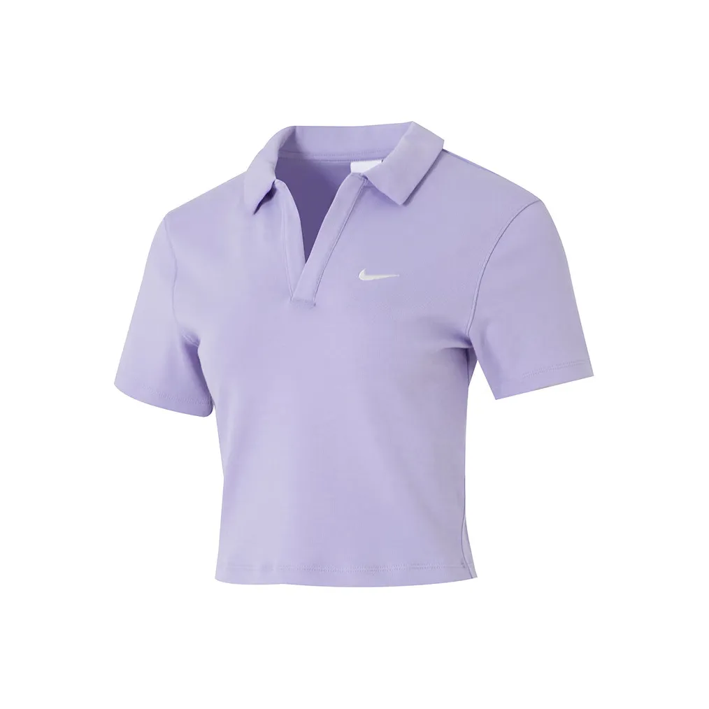 Nike Sportswear Поло Женское Фиолетовое