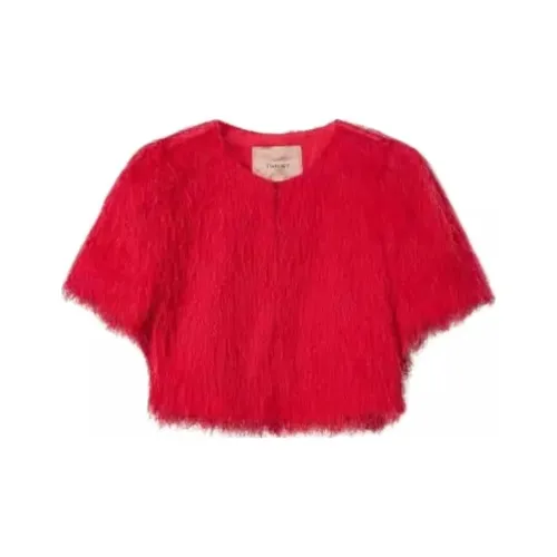 Twinset Женские Куртки Красного Цвета