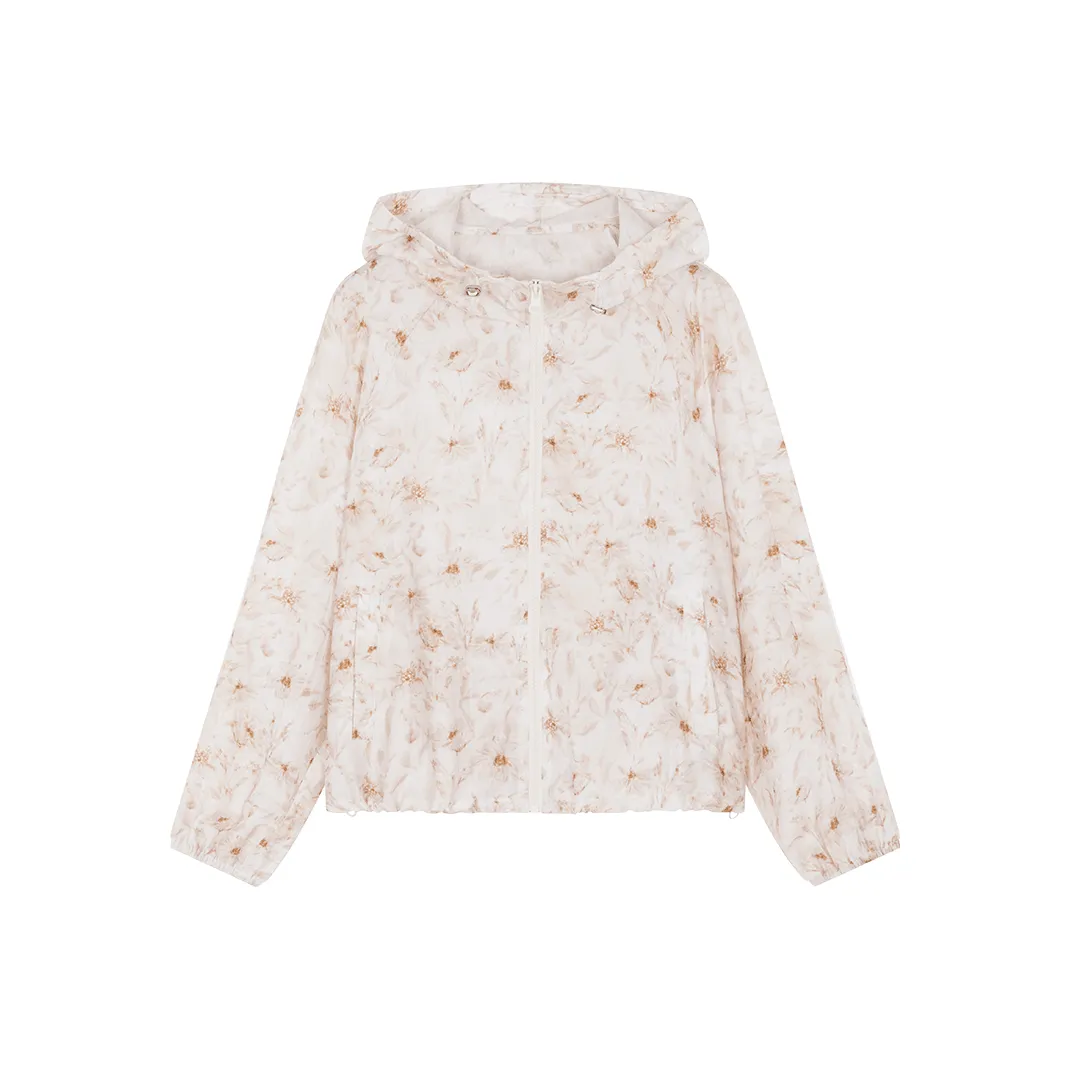 IHIMI SS24 Jackets & Coats Women's Light Apricot Print