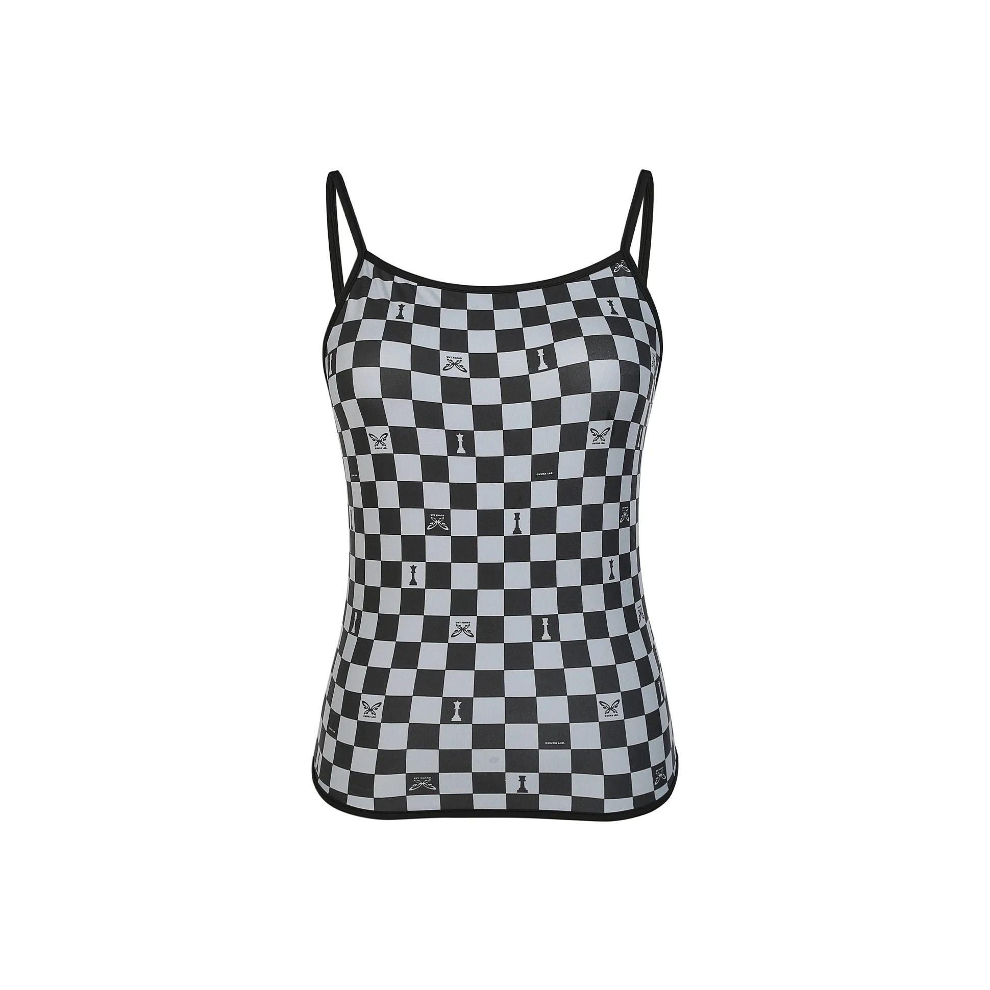 Guuka Hero Топ на бретелях Женский Серый