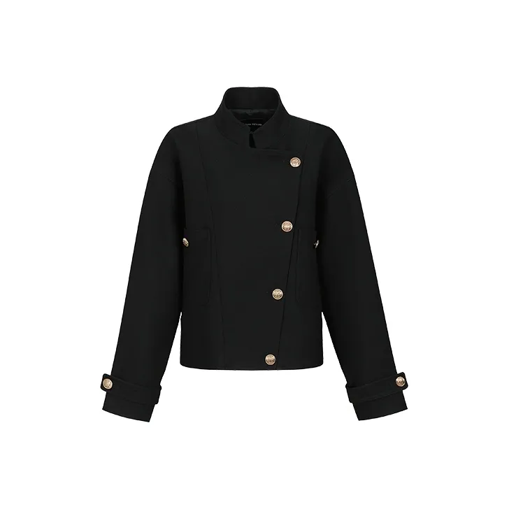 URBAN REVIVO Jackets & Coats Women's Black