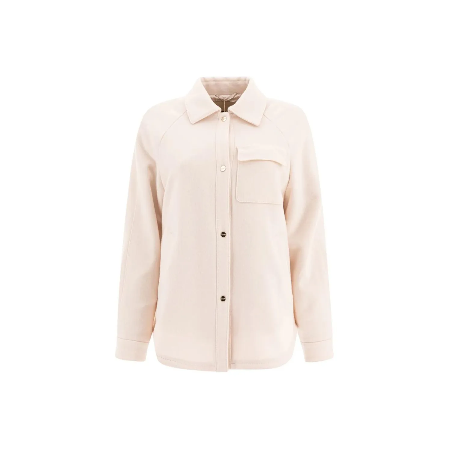 HERNO Long Sleeved Press Stud Jacket