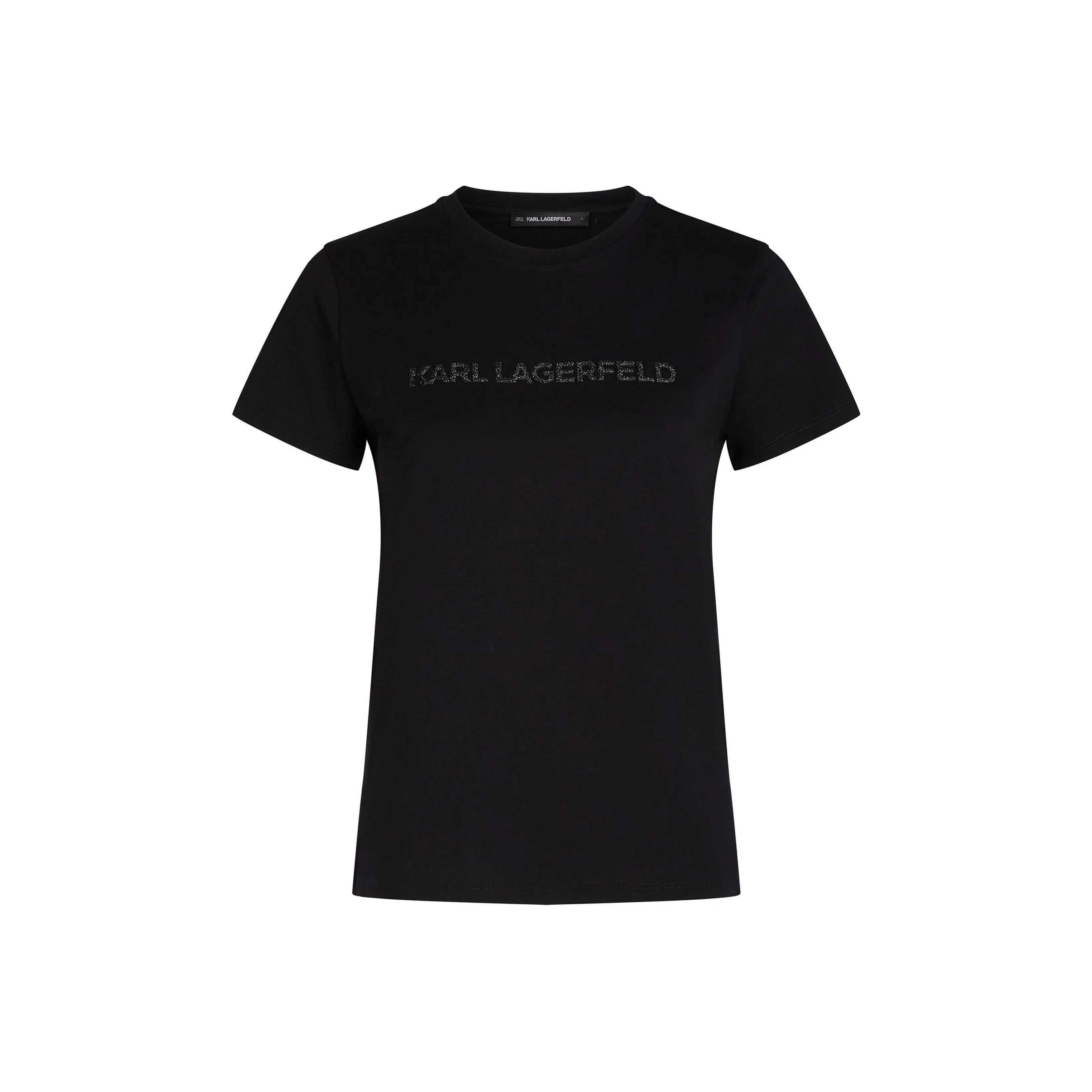KARL LAGERFELD / Karl Lagerfeld Jeans Glitter Logo T shirt