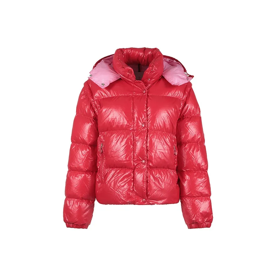 Moncler Down Jackets Women's Red