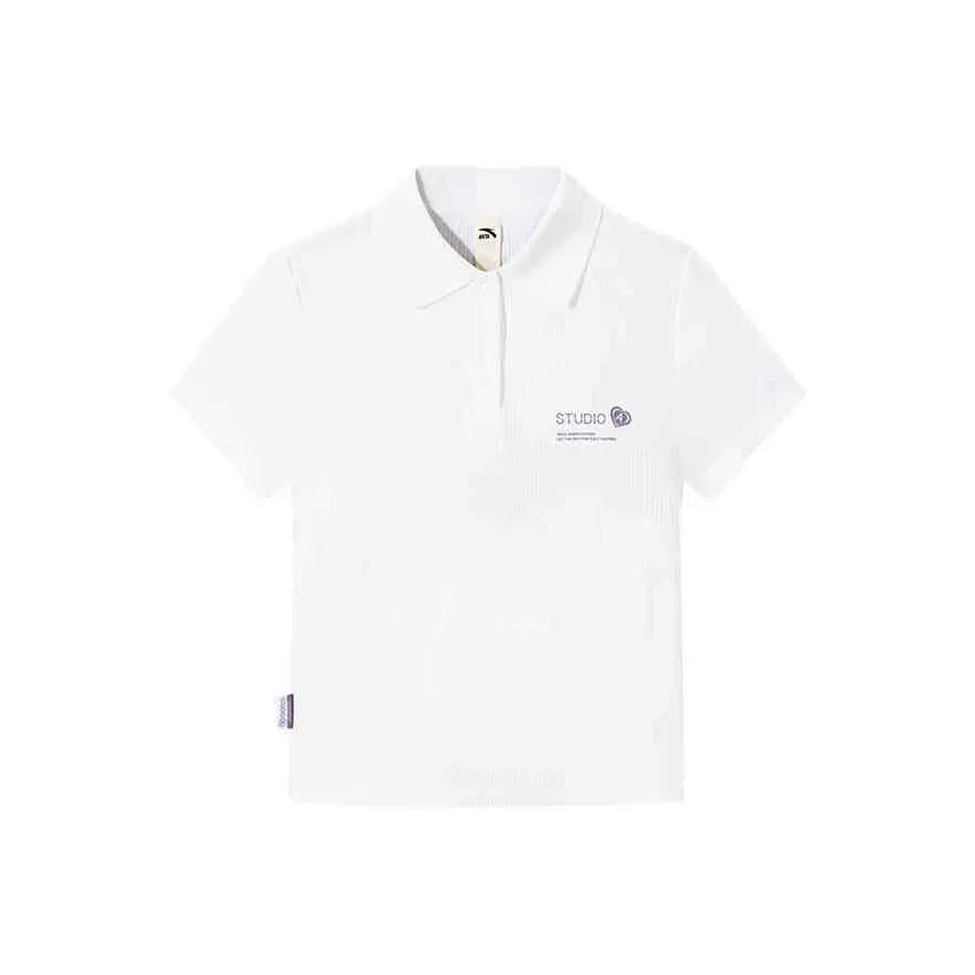 ANTA Life Collection Поло Женское Снежно-Белый