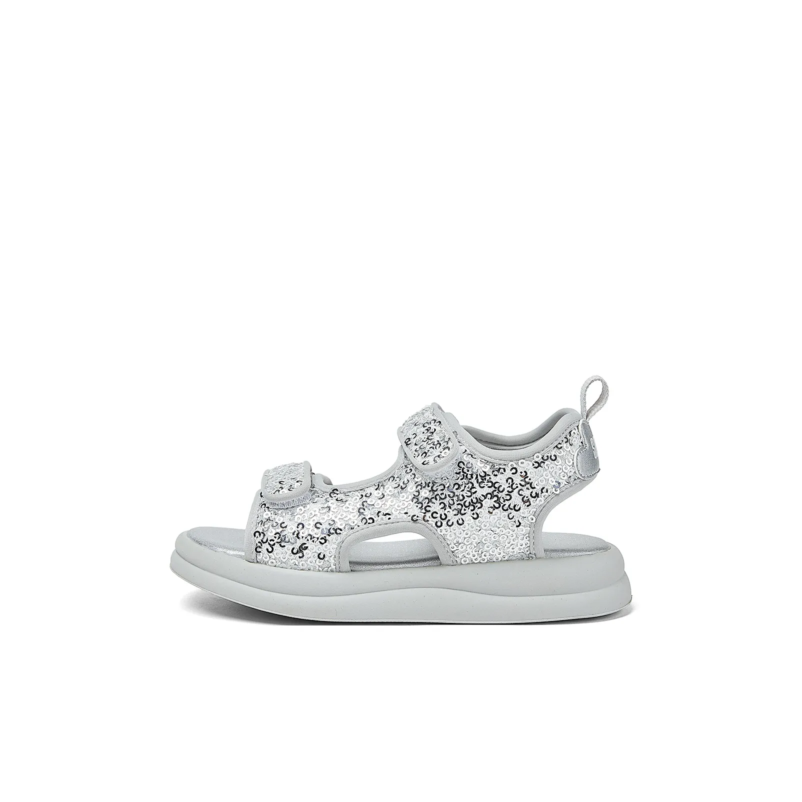 Snoffy Shimmering Shoes Collection Противоскользящие и Дышащие Сандалии Водная Волна Серебряный Детский