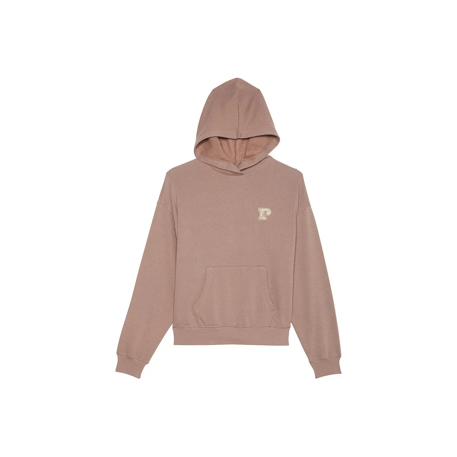 Victoria'S Secret VICTORIA'S Secret Розовый Цвет плюща Флис Кампус Толстовка Iced Кофе Толстовка Женские Ледяной Кофе