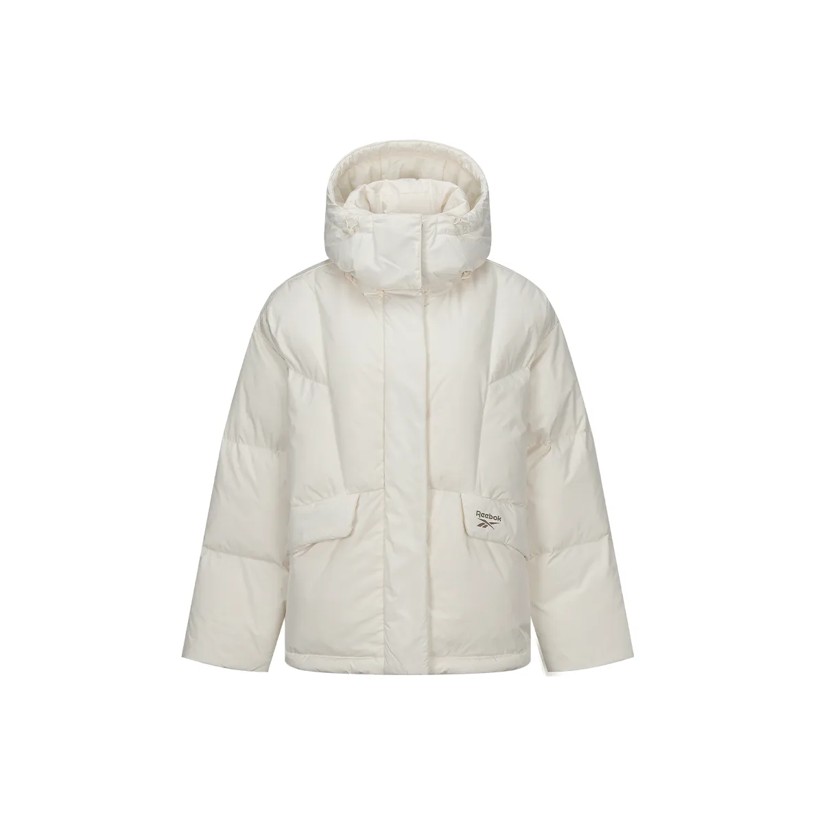 Reebok совместный пуховик женский цвет экрю
