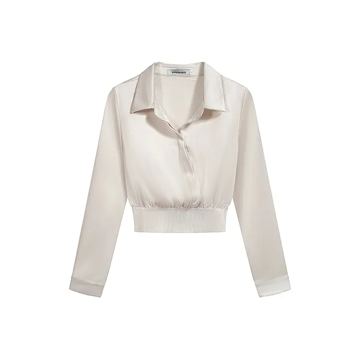 PAIN OR PLEASURE Весенне-летняя рубашка женская цвет экрю