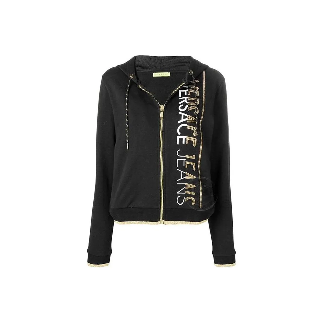 VERSACE JEANS Jackets Women's Black