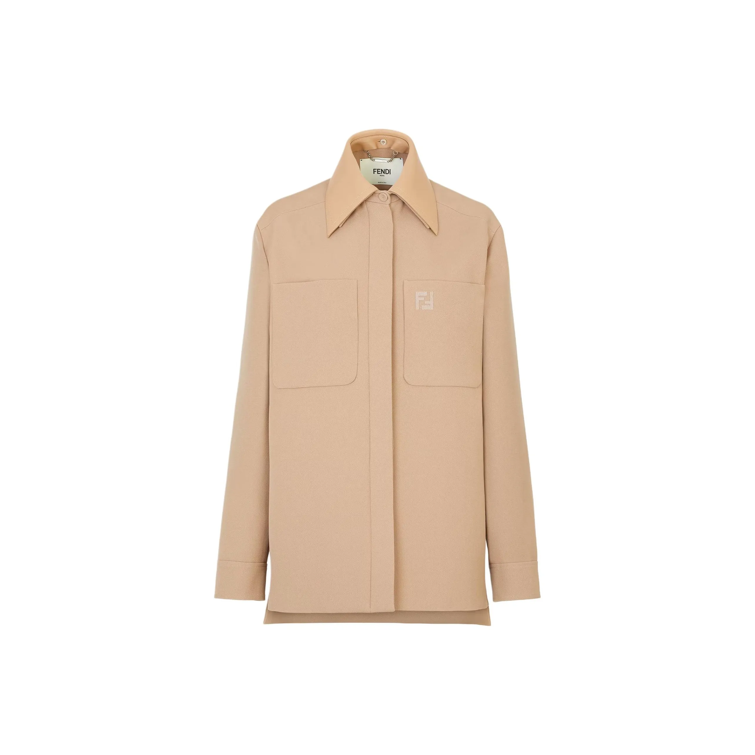 FENDI Collared Belted Coat