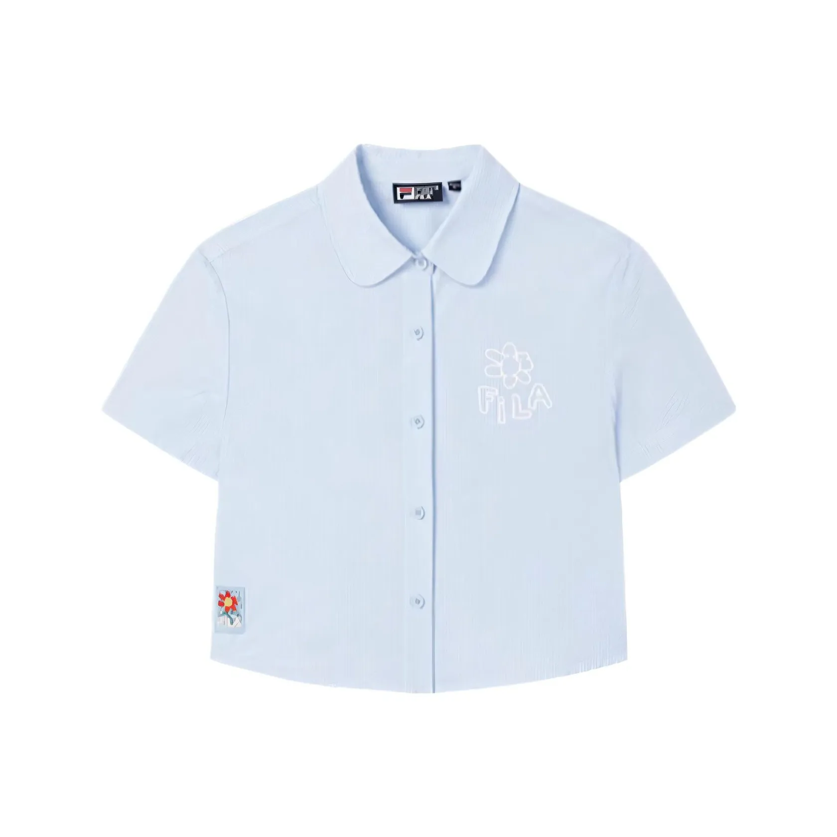 FILA x Tim Lahan Рубашка Женская Синяя