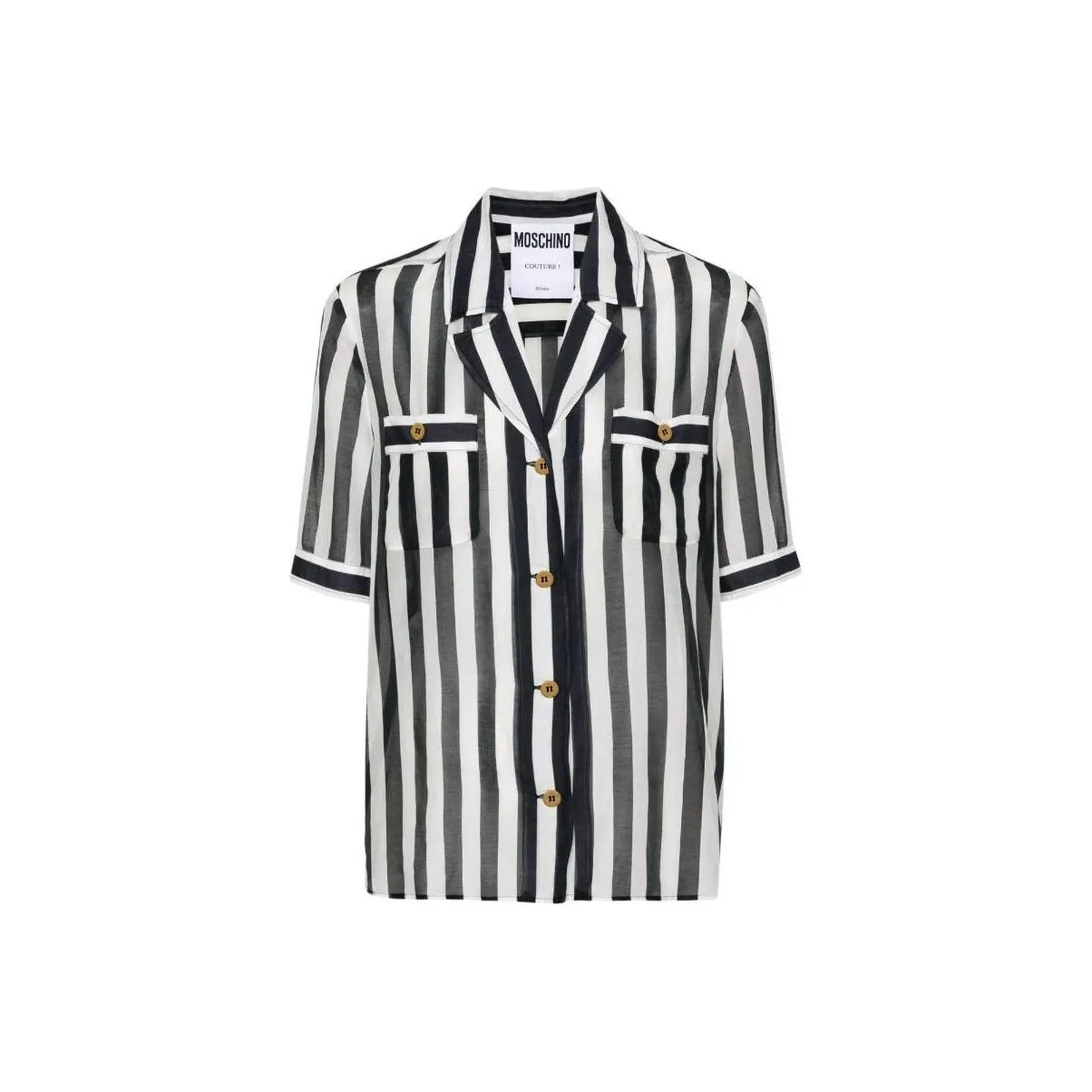 MOSCHINO Shirt Women's Black White