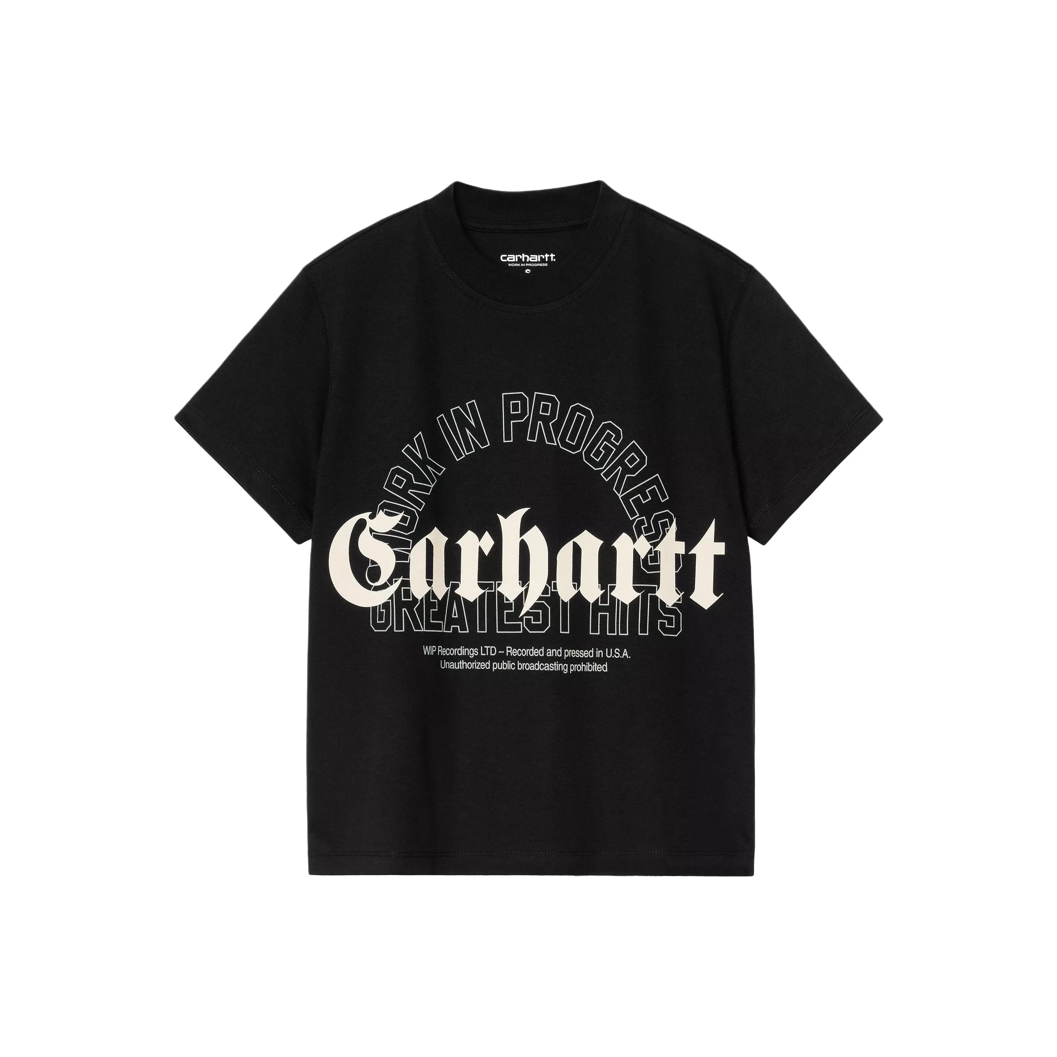 Carhartt WIP W' S S FW24 Рукав с оборванным плечом T-рубашка Женская Черная