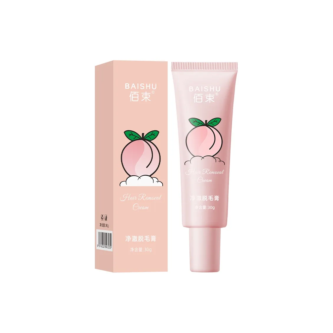 BAISHU Прозрачный And Pure Депиляционный Крем Увлажняющий 30г