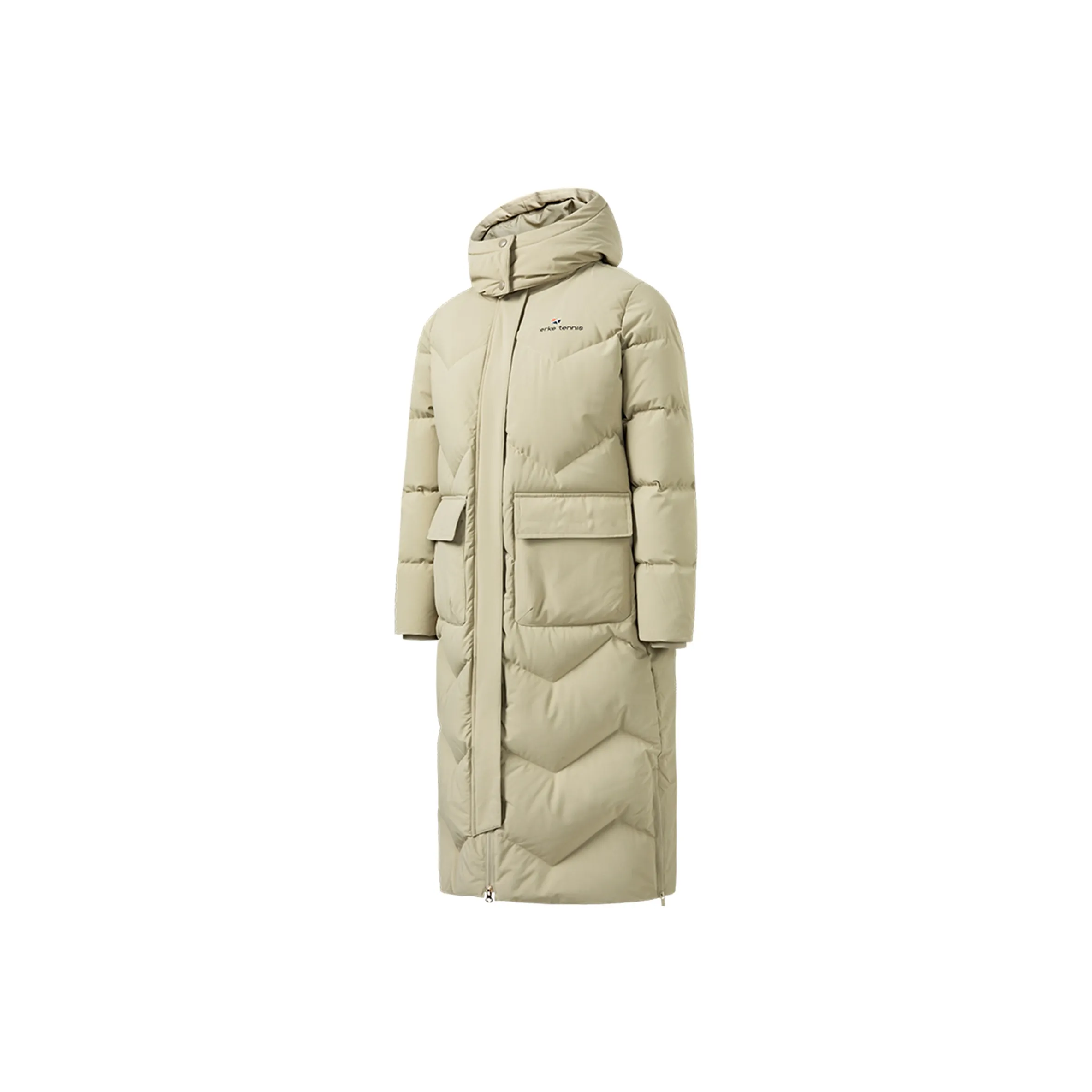 Erke Down Jackets Women's Mu Khaki