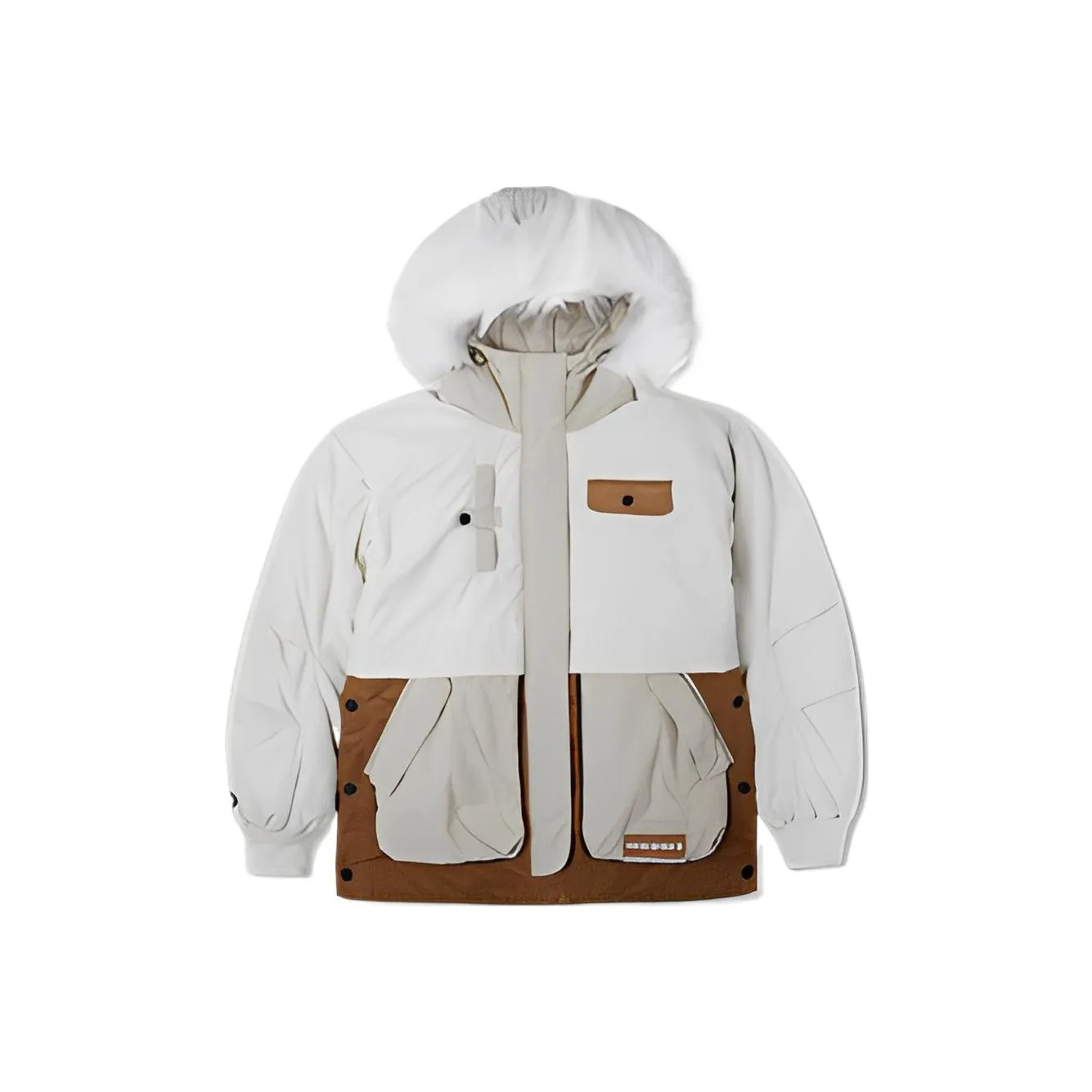 Конверс Пуховик Женские Белые