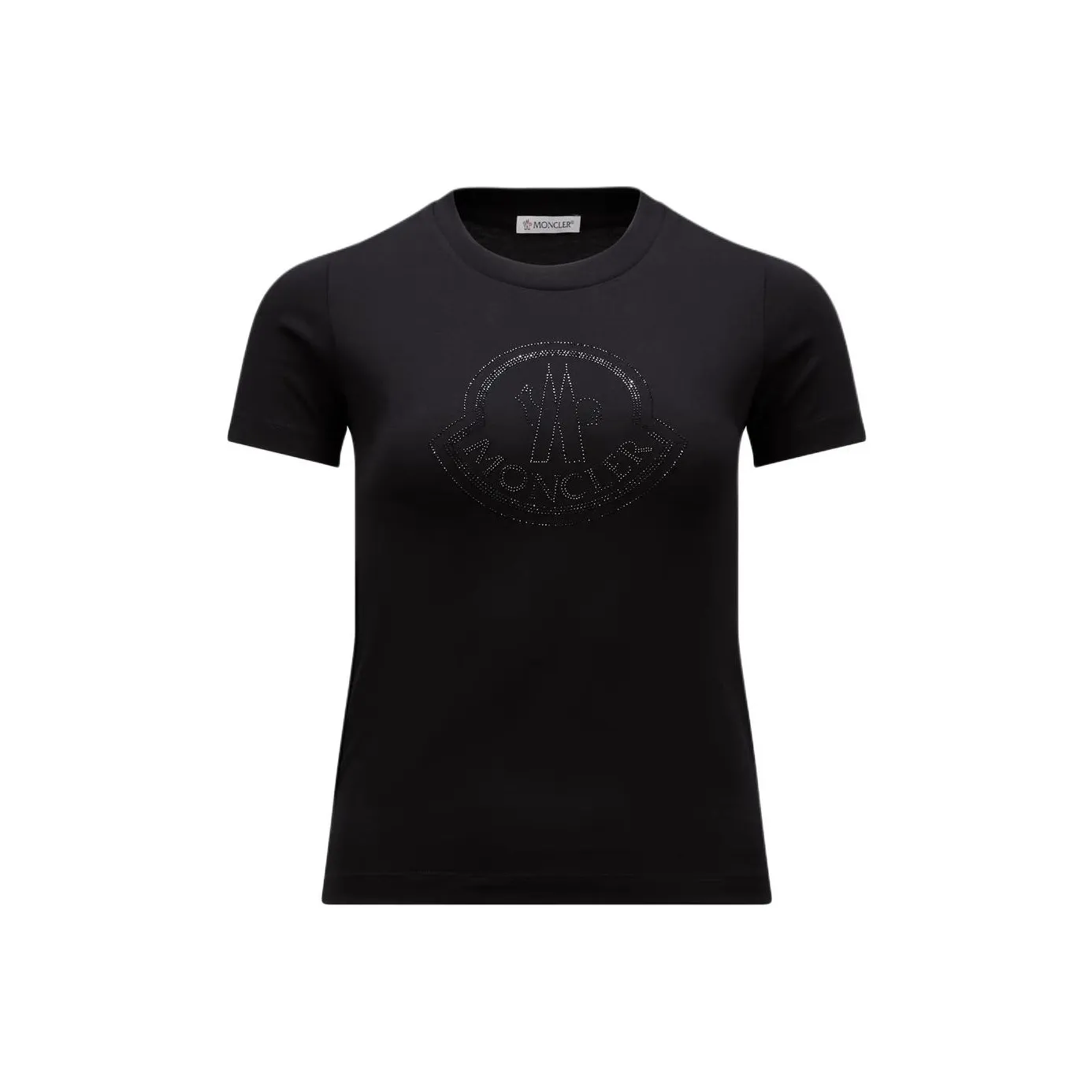 Moncler Logo Embellished Crewneck T Shirt