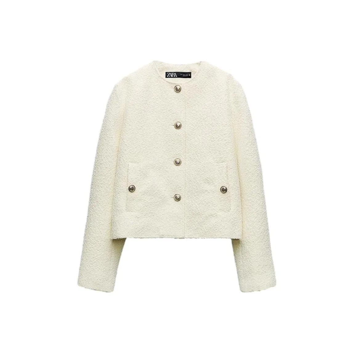 ZARA Куртки Пальто Женские Белые