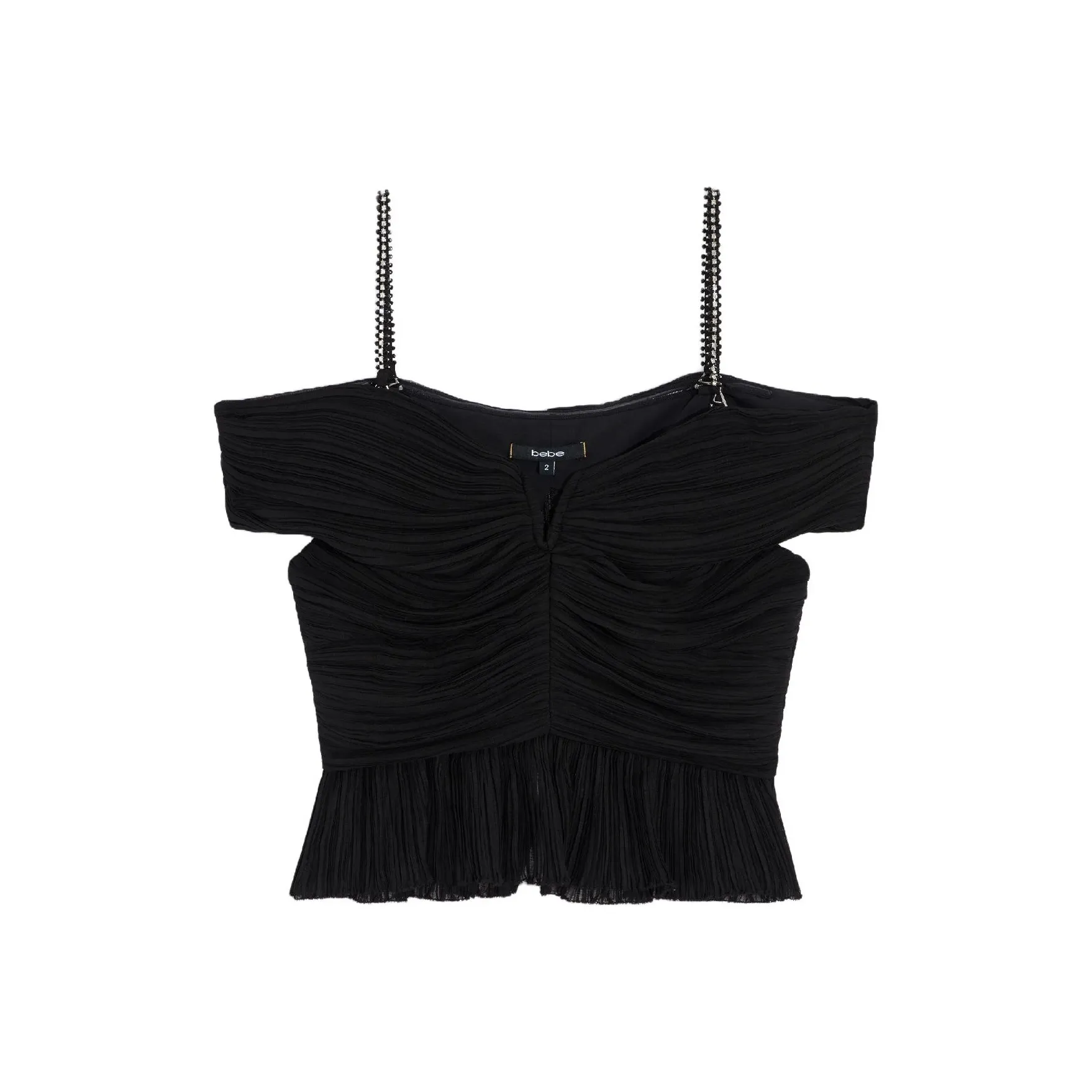 BEBE SS24 Топ на бретелях Женский Черный