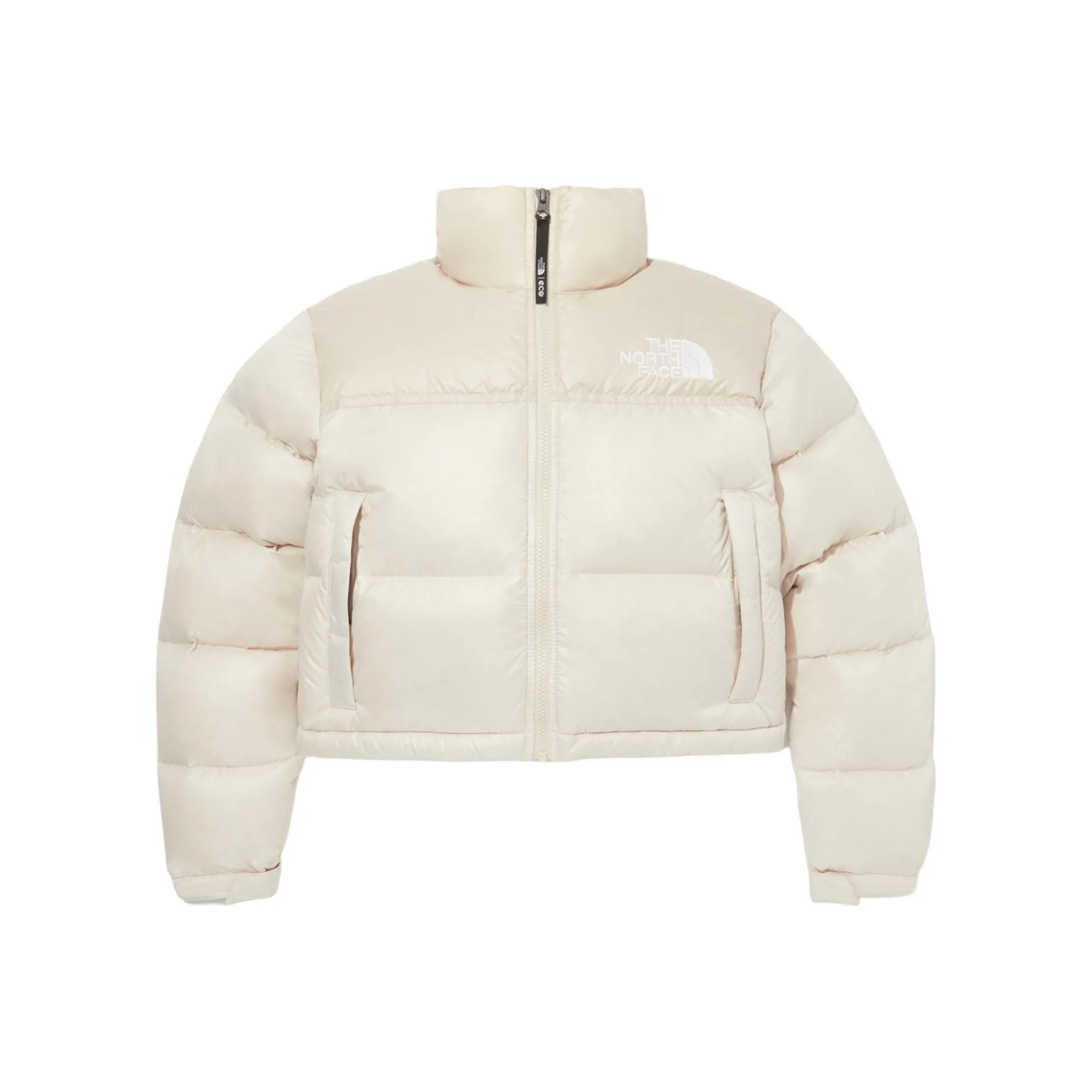 THE NORTH FACE Nuptse Пуховик Женские Цвет Слоновая кость