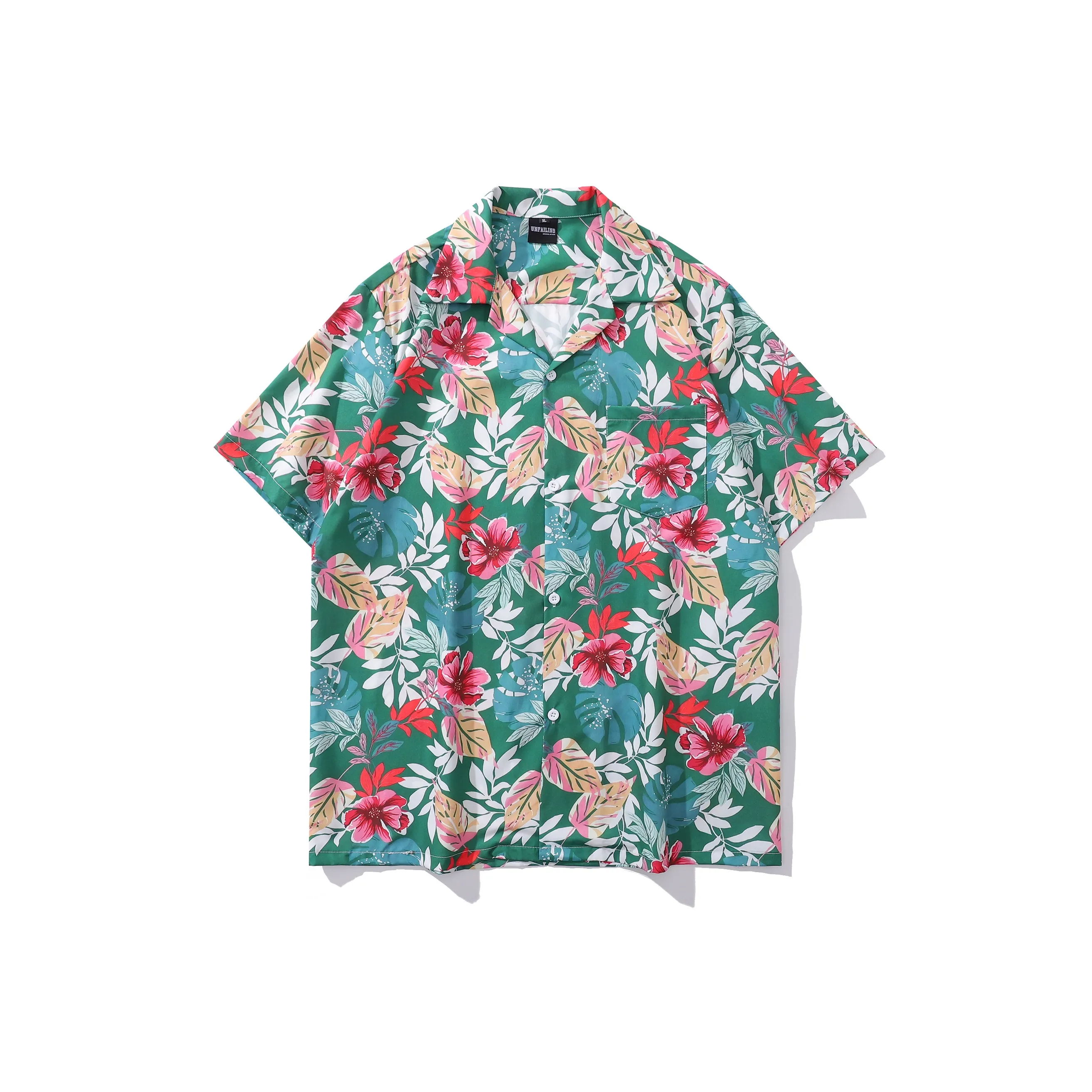 BEAR UNION Зеленая унисекс рубашка