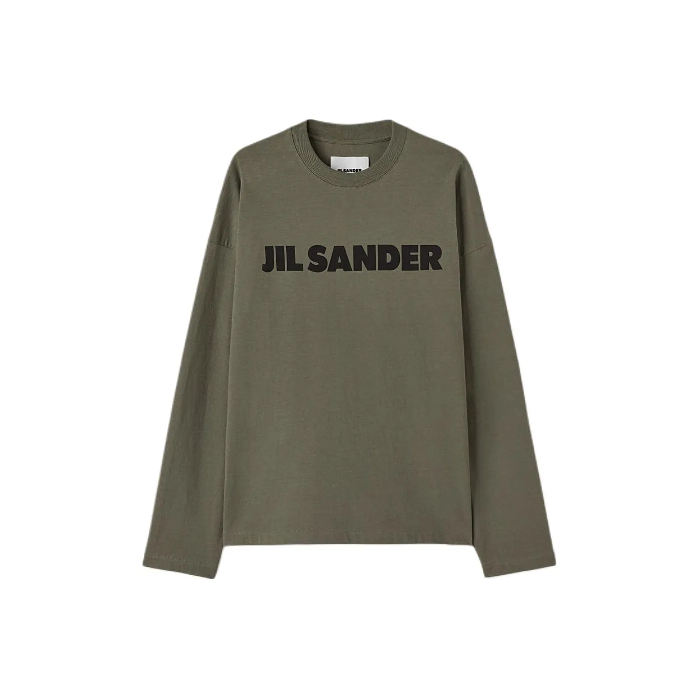 JIL SANDER Логотип T-рубашка Свитшот Женская Темно-зеленый
