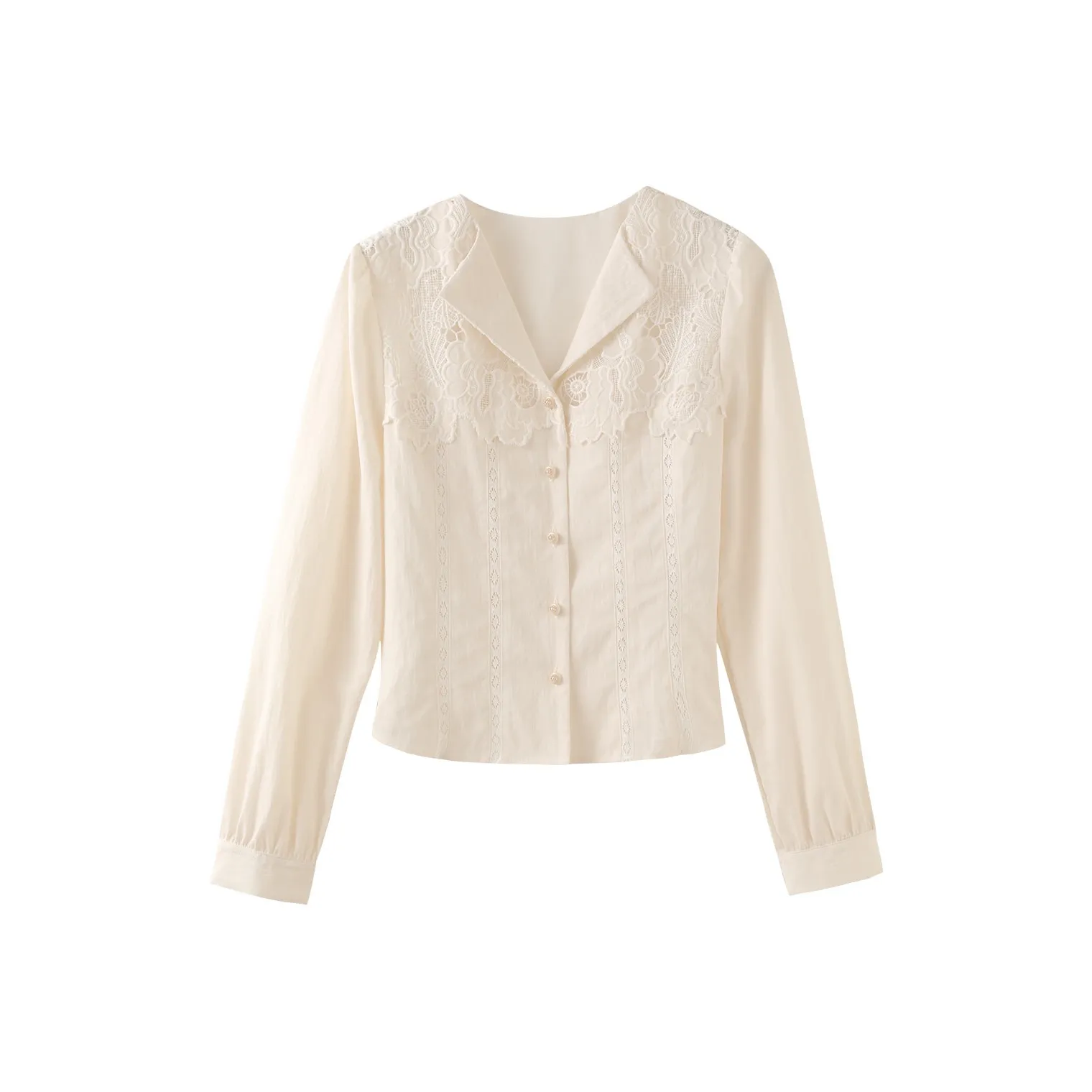 Miss Chipmunk Рубашка Женская Кружево Белый