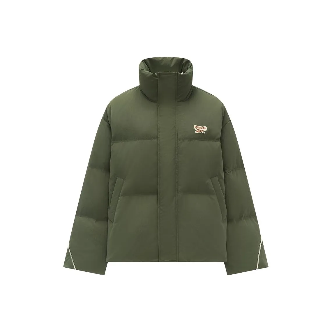 Reebok Темно-армейский зеленый Женские пуховые куртки