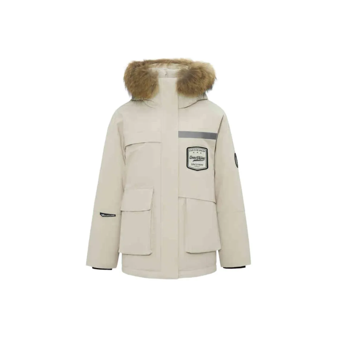 SNOW FLYING Укороченный пуховик куртка унисекс